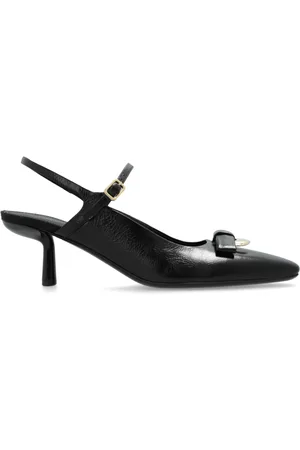Salvatore Ferragamo Dames, Schoenen, Zwart, Maat: 38 1/2 EU Leer