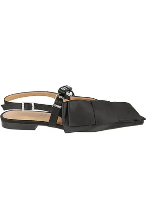 Ganni Dames, Schoenen, Zwart, Maat: 37 EU Satijn