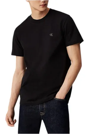 Calvin Klein Heren, Tops, Zwart, Maat: S Katoen