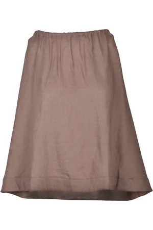 BALLANTYNE Dames, Tops, Bruin, Maat: 2XS Linnen