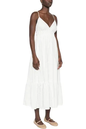 Ralph Lauren Dames, Jurken, Wit, Maat: 2XS Katoen