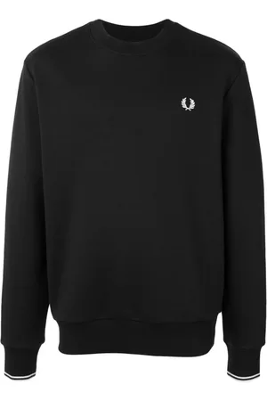 Fred Perry Heren, Sweatshirts & Hoodies, Zwart, Maat: 2XL