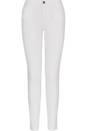 Armani Exchange Dames, Broeken, Wit, Maat: W29 Denim