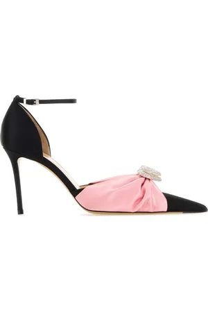 Mach & Mach Dames, Schoenen, Zwart, Maat: 38 EU Satijn