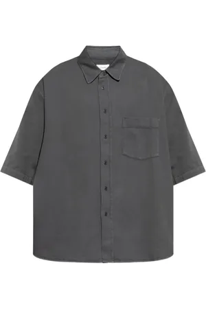LEMAIRE Heren, Overhemden, Grijs, Maat: XL Denim