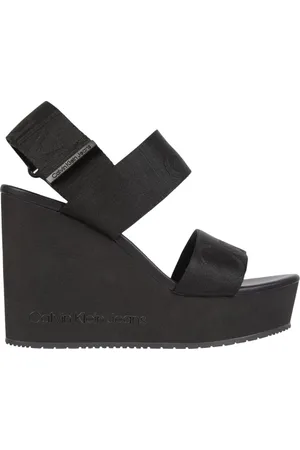 Calvin Klein Dames, Schoenen, Zwart, Maat: 37 EU Poliester