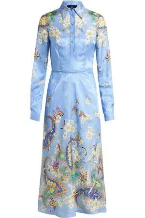 Etro Dames, Jurken, Veelkleurig, Maat: XL Zijde