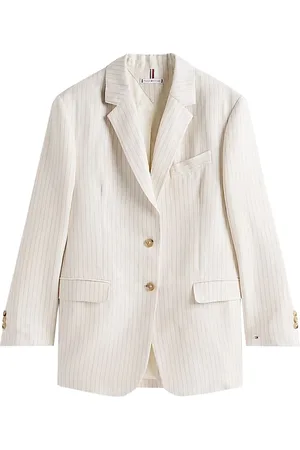 Tommy Hilfiger Dames, Jassen, , Maat: 2XS Linnen