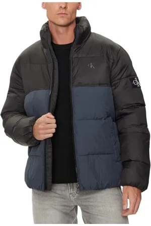 Calvin Klein Heren, Jassen, Blauw, Maat: XL Polyamide