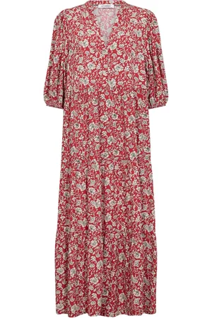 Co`Couture Dames, Jurken, Rood, Maat: M Viscose