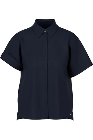 Marc Cain Dames, Blouses & Shirts, Blauw, Maat: M