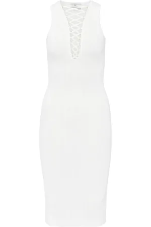 Elisabetta Franchi Dames, Jurken, Wit, Maat: M