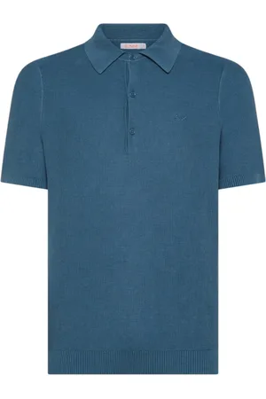 sun68 Heren, Tops, Blauw, Maat: M Katoen