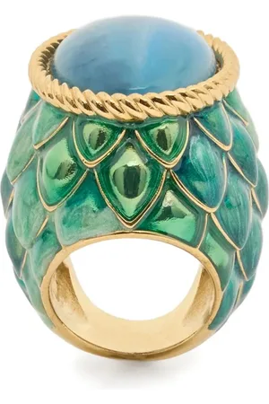 Roberto Cavalli Dames, Accessoires, Groen, Maat: 53 MM Acryl