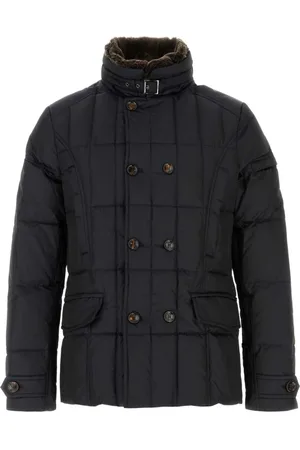 MOORER Heren, Jassen, Blauw, Maat: M Poliester