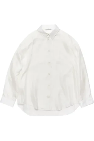 Acne Studios Heren, Overhemden, Wit, Maat: L Katoen