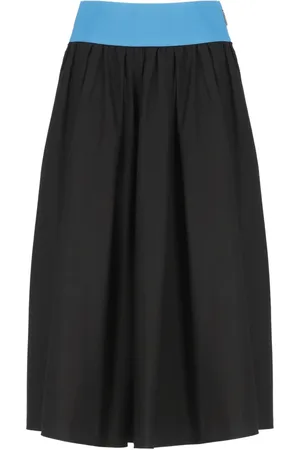 Msgm Dames, Rokken, Zwart, Maat: XS Katoen