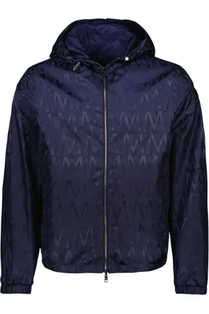 Moncler Heren, Jassen, Blauw, Maat: L
