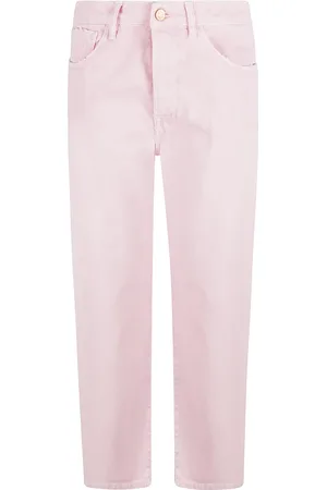 3x1 Dames, Jeans, Roze, Maat: W30 Katoen