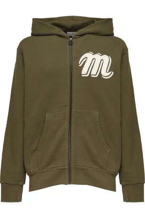 Moncler Heren, Sweatshirts & Hoodies, Groen, Maat: XL Katoen
