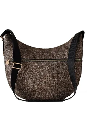 Borbonese Dames, Tassen, Zwart, Maat: ONE Size Nylon