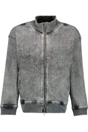 Diesel Heren, Jassen, Grijs, Maat: S Denim