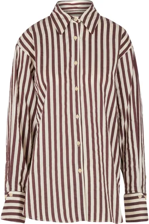 ALYSI Dames, Blouses & Shirts, Rood, Maat: M Katoen