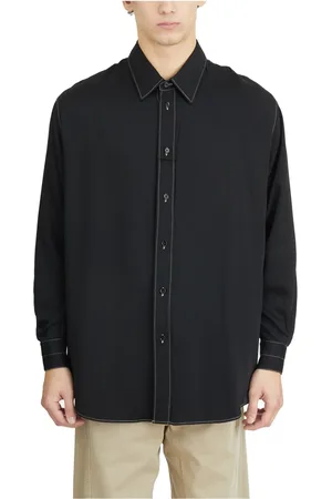 LEMAIRE Heren, Overhemden, Zwart, Maat: M Viscose