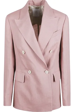 ELEVENTY Dames, Jassen, Roze, Maat: XS Linnen