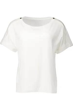 Marc Cain Dames, Tops, Wit, Maat: L