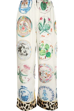 5 PROGRESS Dames, Broeken, Veelkleurig, Maat: M Viscose