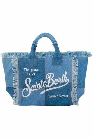 MC2 SAINT BARTH Dames, Tassen, Blauw, Maat: ONE Size Denim