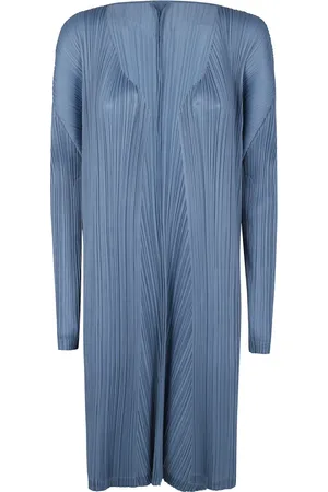 Issey Miyake Dames, Truien, Blauw, Maat: L