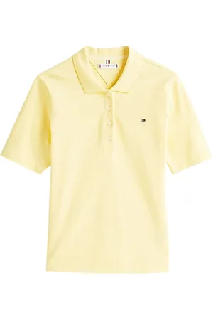 Tommy Hilfiger Dames, Tops, Geel, Maat: L