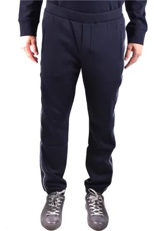 Emporio Armani Heren, Broeken, Blauw, Maat: S Katoen