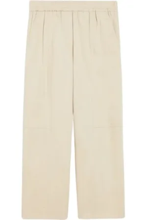 Max Mara Dames, Broeken, , Maat: S Katoen