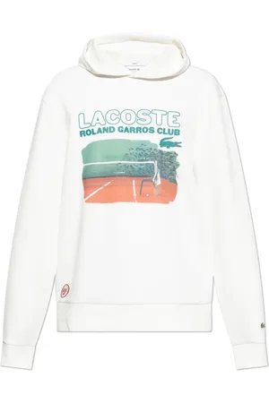Lacoste Heren, Sweatshirts & Hoodies, Wit, Maat: L Katoen