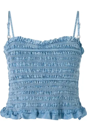 Marc Cain Dames, Tops, Blauw, Maat: L
