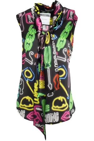 Moschino Dames, Tops, Veelkleurig, Maat: 2XS