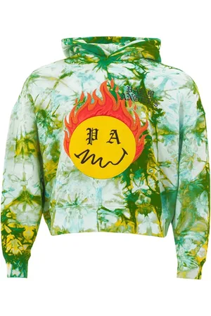 Palm Angels Heren, Sweatshirts & Hoodies, Veelkleurig, Maat: XS Katoen