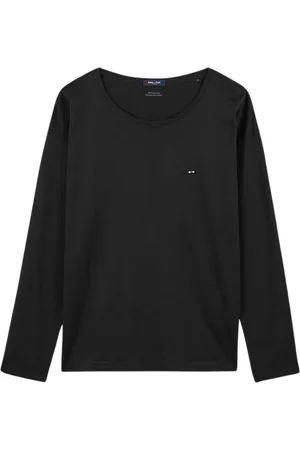 Eden Park Dames, Tops, Zwart, Maat: XS Katoen