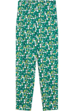 Max Mara Dames, Broeken, Groen, Maat: XS Katoen