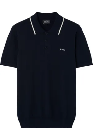 A.P.C. Heren, Tops, Blauw, Maat: S