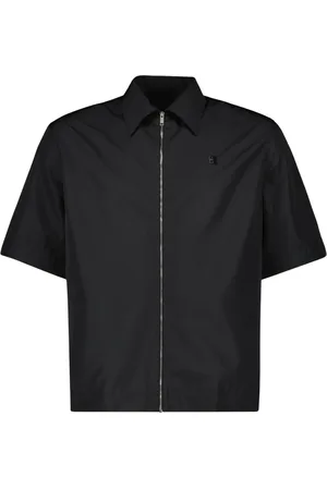 Givenchy Heren, Overhemden, Zwart, Maat: M Poliester