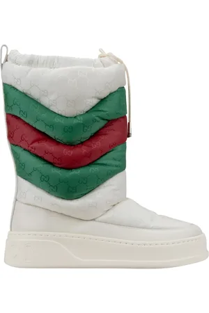 Gucci Dames, Schoenen, Wit, Maat: 35 EU Nylon