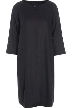 Bitte Kai Rand Dames, Jurken, Zwart, Maat: 2XL Linnen