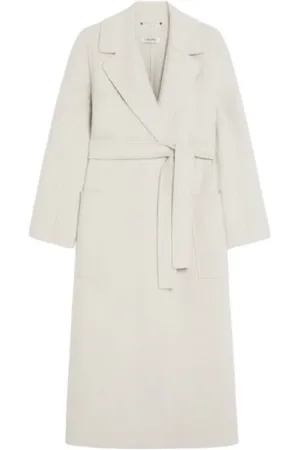 Max Mara Dames, Mantels, Grijs, Maat: 2XS Wol