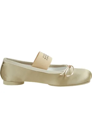 Maison Margiela Dames, Schoenen, Geel, Maat: 37 EU Satijn