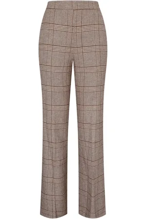 Twin-Set Dames, Broeken, Bruin, Maat: L Wol