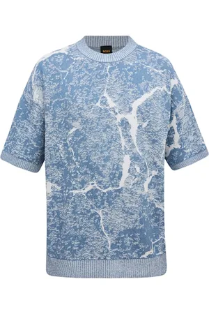 HUGO BOSS Heren, Truien, Blauw, Maat: XL Katoen